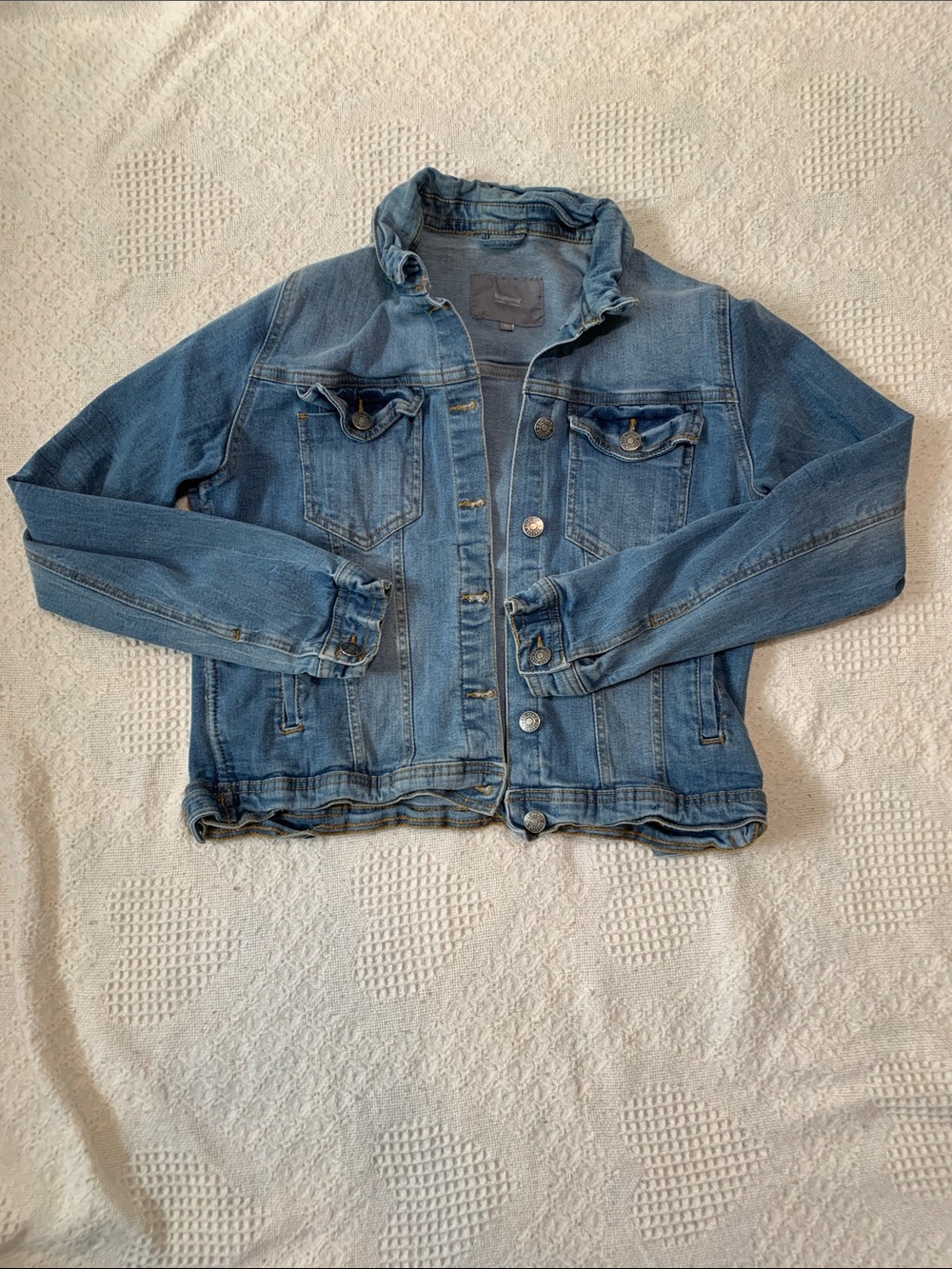 Classic Light Blue Denim Jean Jacket - Women